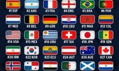 开云APP下载-FOX统计已晋级世界杯的球队排名：前30名仅缺席意大利&丹麦