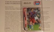 开云体育-梅西亲签的05-06赛季球星卡将被拍卖，估价高达3.5万欧元